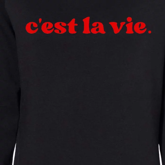 CEst La Vie Womens California Wash Sweatshirt