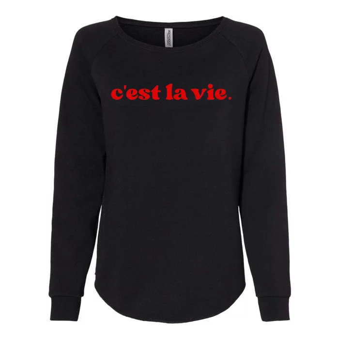 CEst La Vie Womens California Wash Sweatshirt