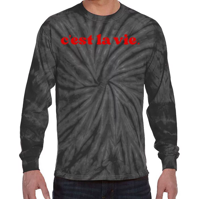 CEst La Vie Tie-Dye Long Sleeve Shirt