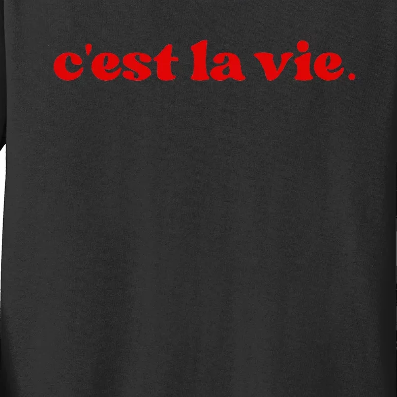 CEst La Vie Kids Long Sleeve Shirt