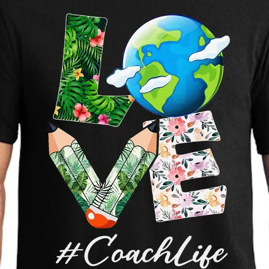 Coach Love World Earth Day Anniversary Save The Planet Pajama Set