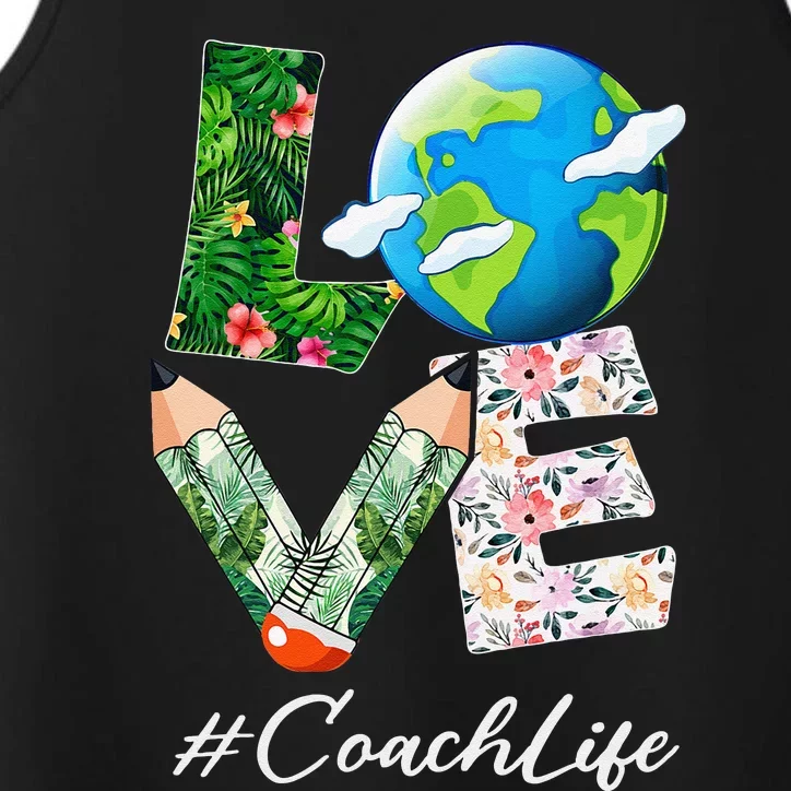 Coach Love World Earth Day Anniversary Save The Planet Performance Tank