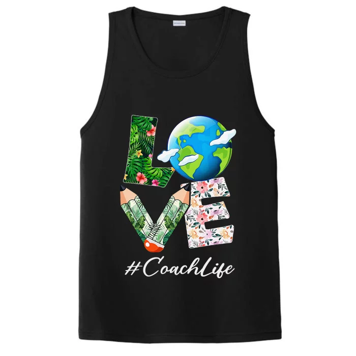 Coach Love World Earth Day Anniversary Save The Planet Performance Tank