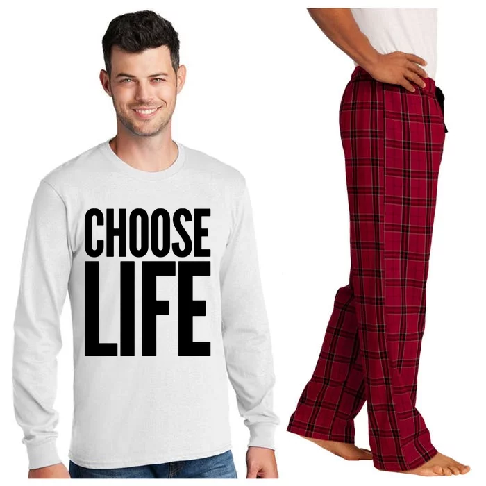 CHOOSE LIFE WHAM Replica RIP George Michael Long Sleeve Pajama Set