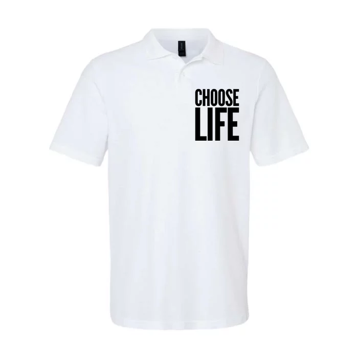 CHOOSE LIFE WHAM Replica RIP George Michael Softstyle Adult Sport Polo