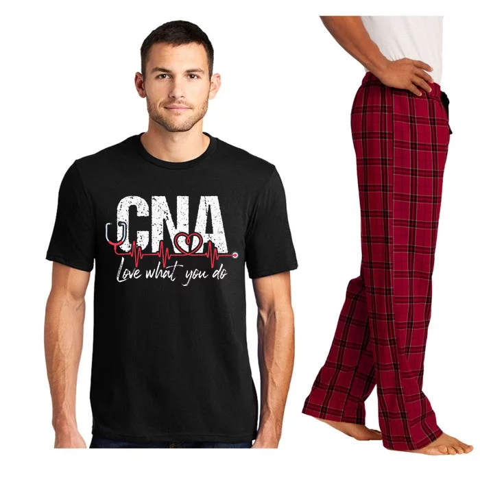 CNA Love What You Do Certified Nursing Assistant Nurse Pajama Set