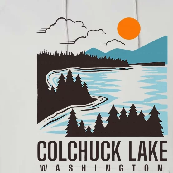 Colchuck Lake Washington Performance Fleece Hoodie