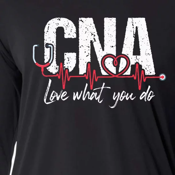 CNA Love What You Do Certified Nursing Assistant Nurse Cooling Performance Long Sleeve Crew