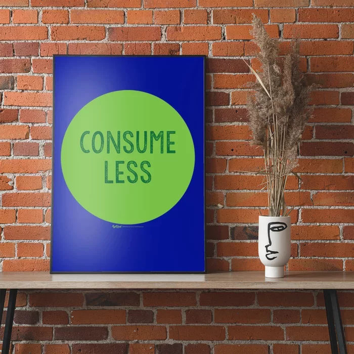 Consume Less World Earth Day Environtal Gift Poster