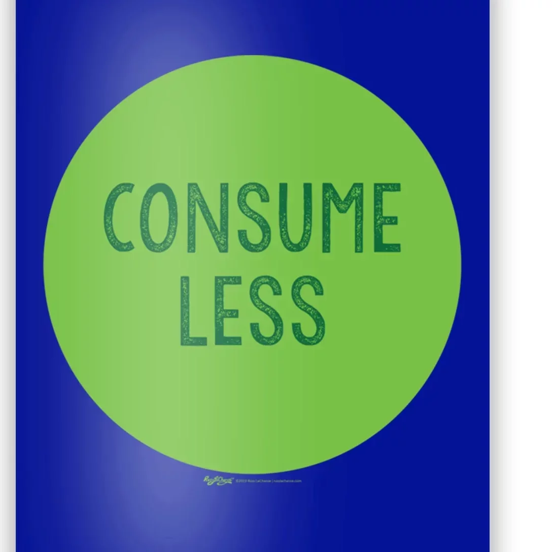 Consume Less World Earth Day Environtal Gift Poster