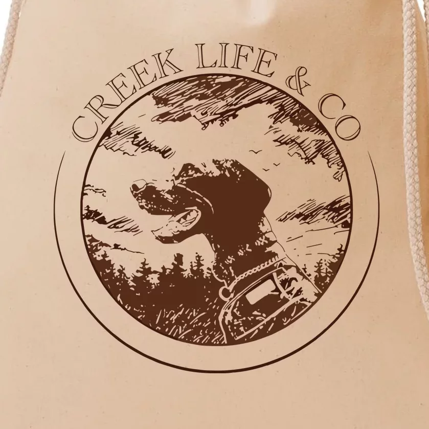 Creek Life With K.E.L.C.E Drawstring Bag