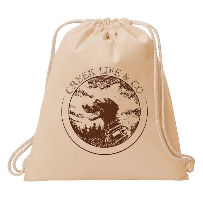 Creek Life With K.E.L.C.E Drawstring Bag