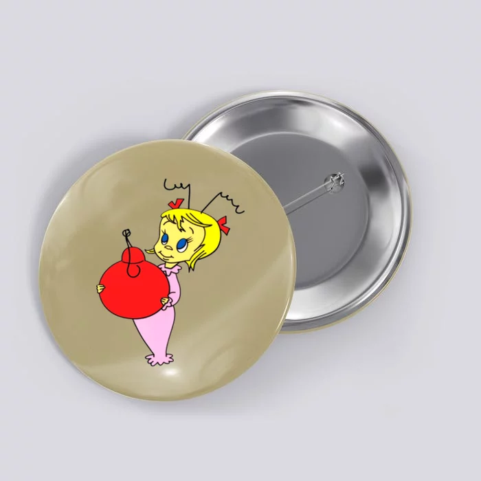 Cindy Lou Who Classic Button