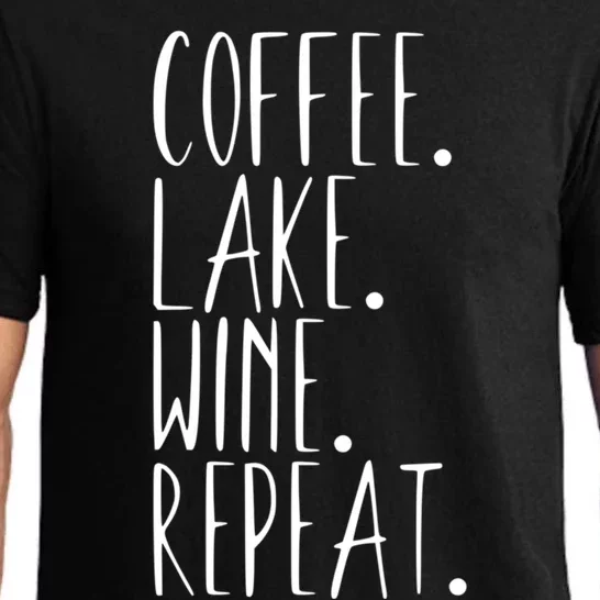 Coffee Lake Wine Repeat Gift Pajama Set