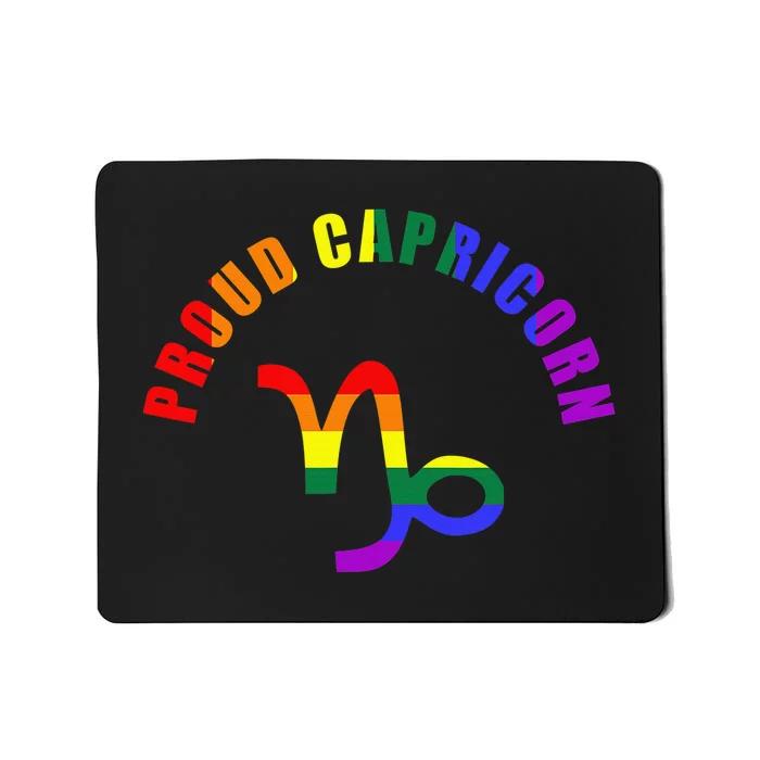 Capricorn Astrology LGBTQ Zodiac Sign Horoscope Mousepad