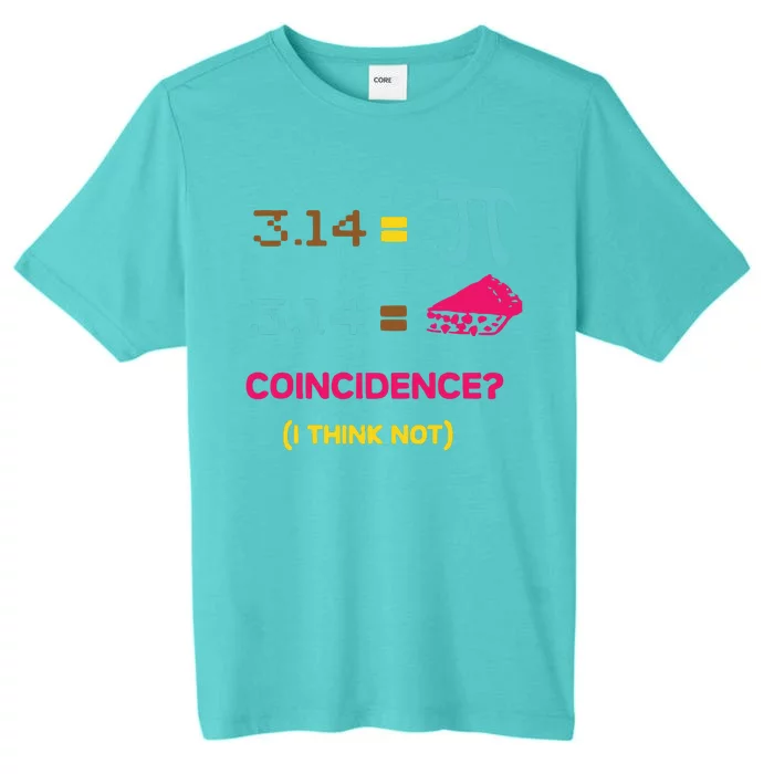 Cool March 14 Pi Day Coincidence ChromaSoft Performance T-Shirt