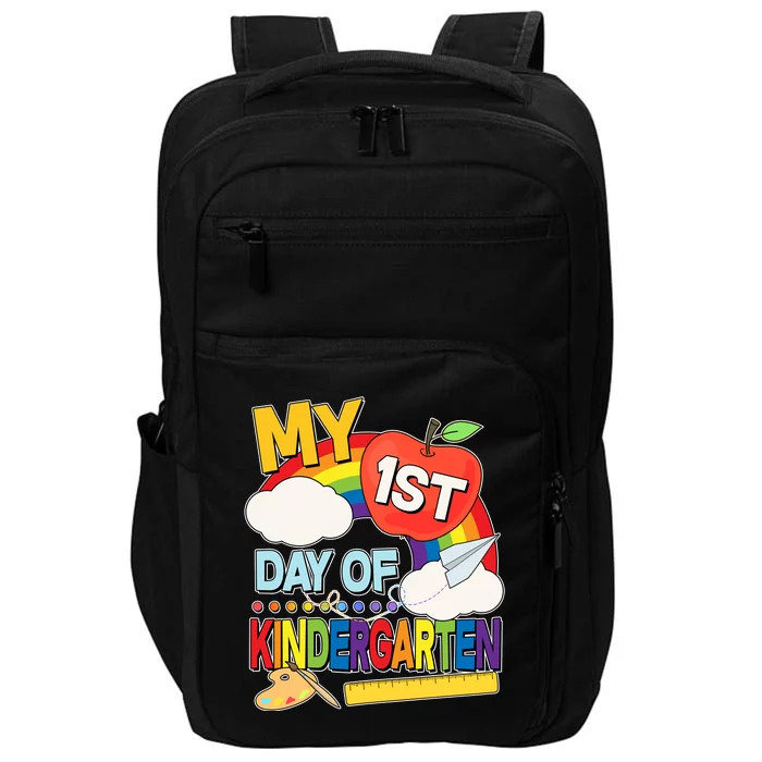 Cute My 1st Day Of Kindergarten Impact Tech Backpack