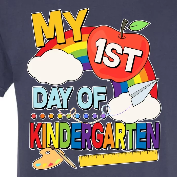 Cute My 1st Day Of Kindergarten Garment-Dyed Heavyweight T-Shirt