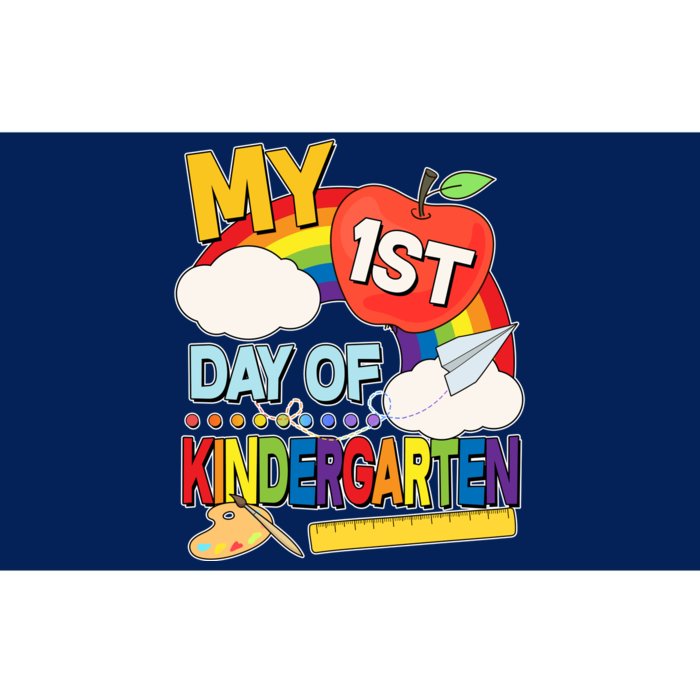 Cute My 1st Day Of Kindergarten Bumper Sticker