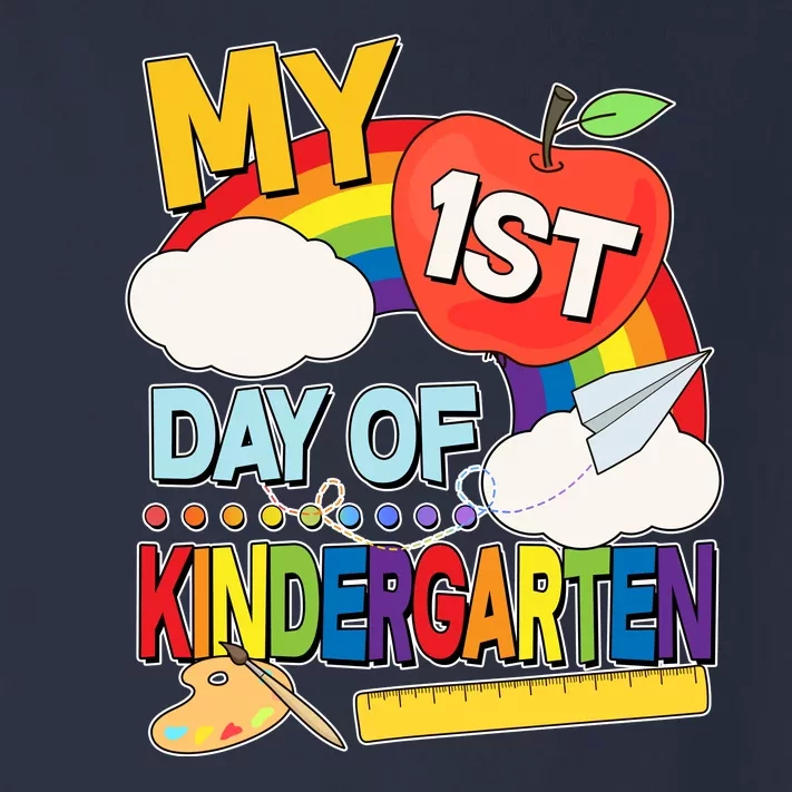 Cute My 1st Day Of Kindergarten Toddler Long Sleeve Shirt