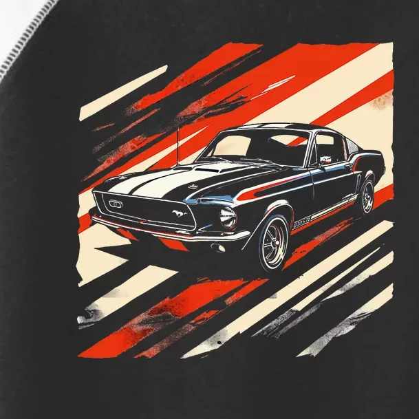 Classic Muscle 1960s Stripepatterned Fastback Toddler Fine Jersey T-Shirt