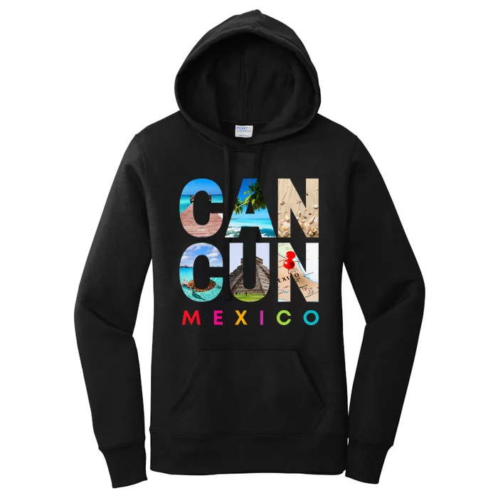 Cancun Mexico 2023 Vacation Beach Women's Pullover Hoodie