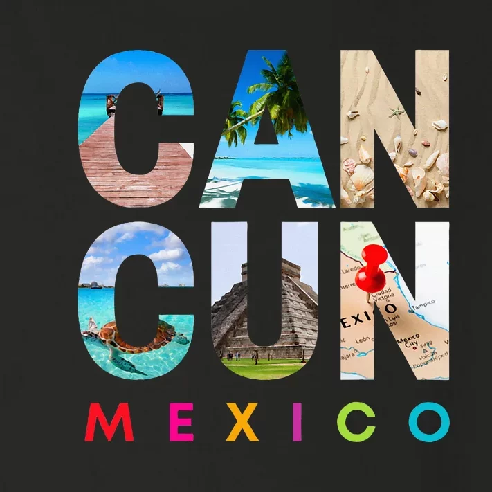 Cancun Mexico 2023 Vacation Beach Toddler Long Sleeve Shirt