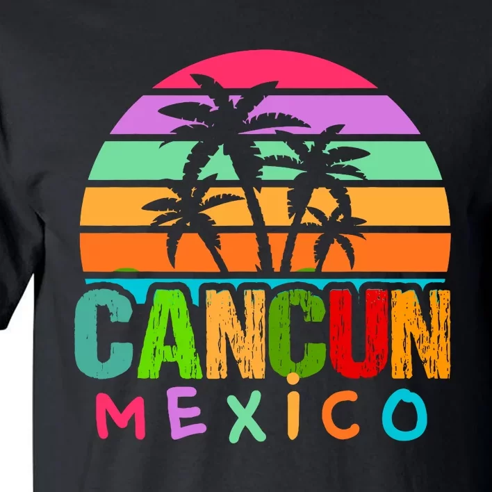 Cancun Mexico 2024 Vacation Beach Matching Family Group Tall T-Shirt