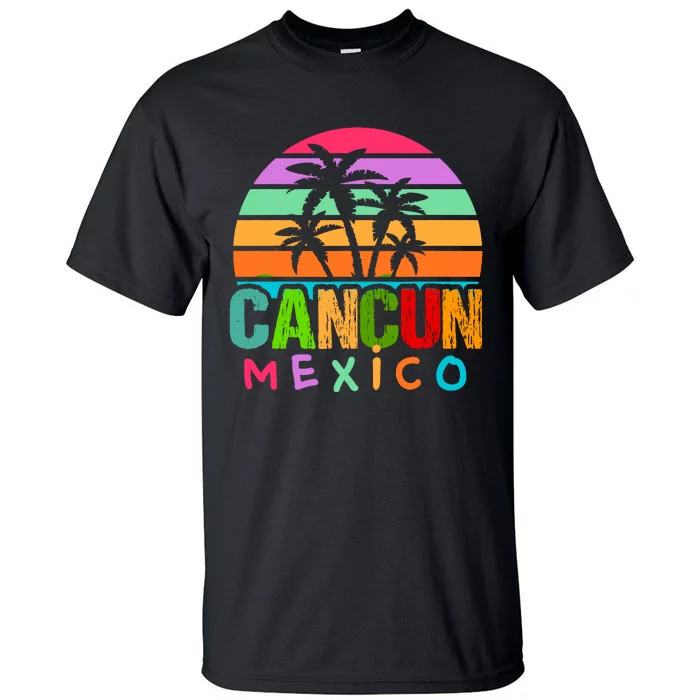 Cancun Mexico 2024 Vacation Beach Matching Family Group Tall T-Shirt