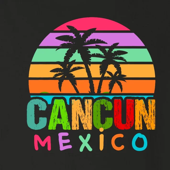 Cancun Mexico 2024 Vacation Beach Matching Family Group Toddler Long Sleeve Shirt