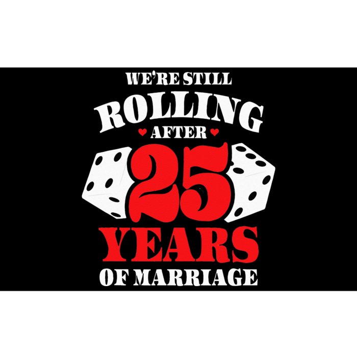 Couples Married 25 Years Funny 25th Wedding Anniversary Bumper Sticker