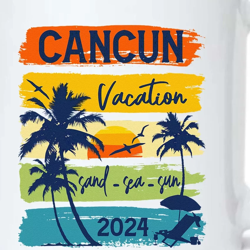 Cancun Mexico 2024 Summer Vacation Matching Family Group Black Color Changing Mug