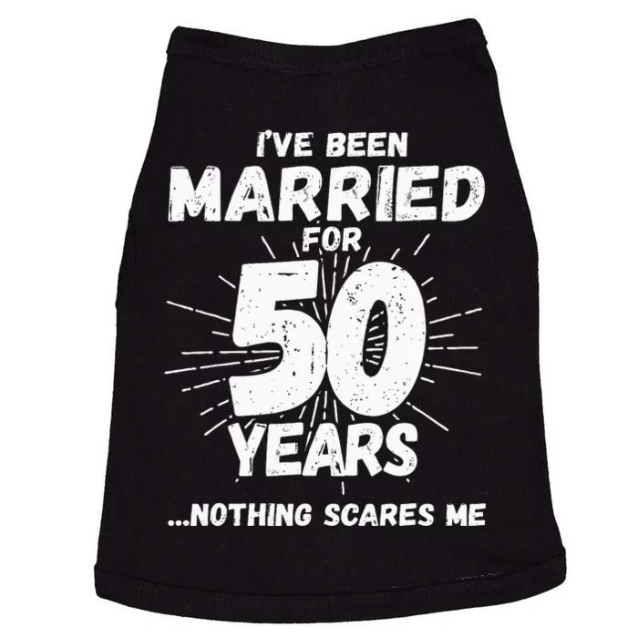 Couples Married 50 Years Funny 50th Wedding Anniversary Doggie Tank