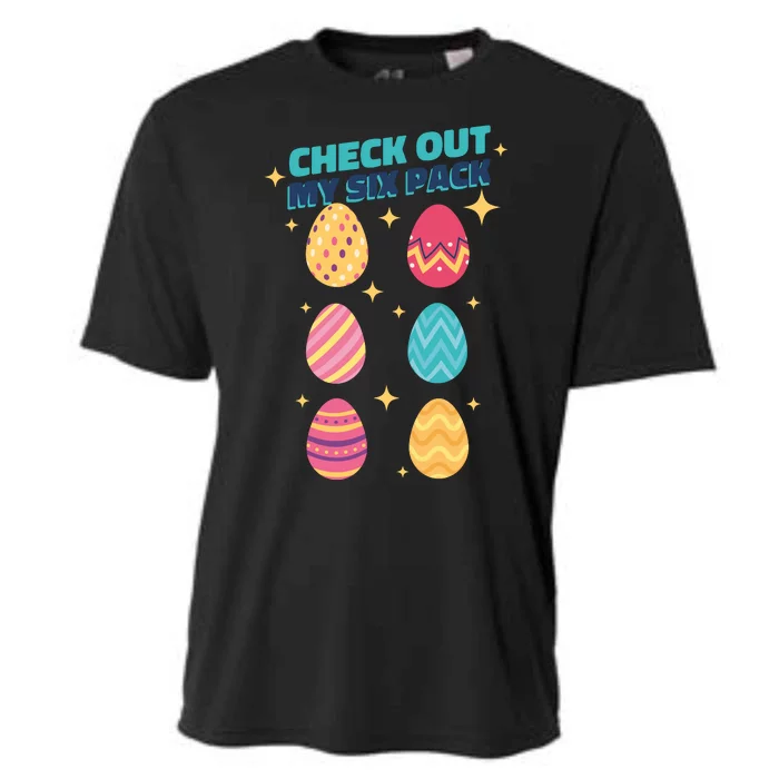 Checkout My 6 Pack Easter Eggs Funny Cooling Performance Crew T-Shirt