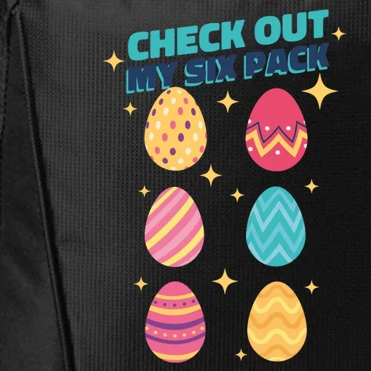 Checkout My 6 Pack Easter Eggs Funny City Backpack