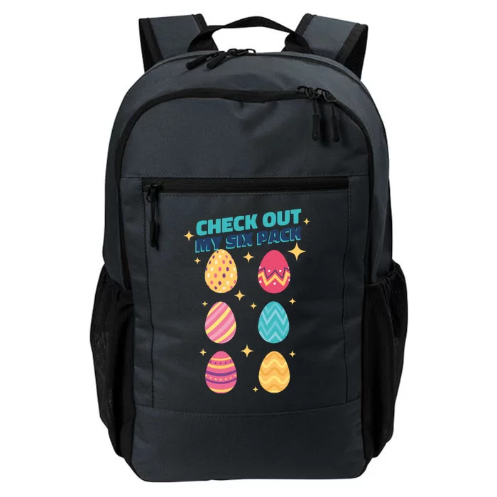 Checkout My 6 Pack Easter Eggs Funny Daily Commute Backpack