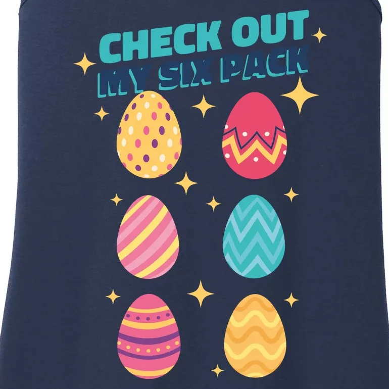 Checkout My 6 Pack Easter Eggs Funny Ladies Essential Tank