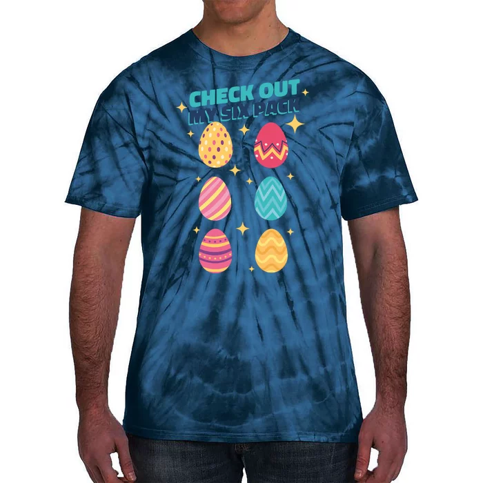 Checkout My 6 Pack Easter Eggs Funny Tie-Dye T-Shirt