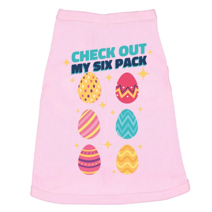 Checkout My 6 Pack Easter Eggs Funny Doggie Tank