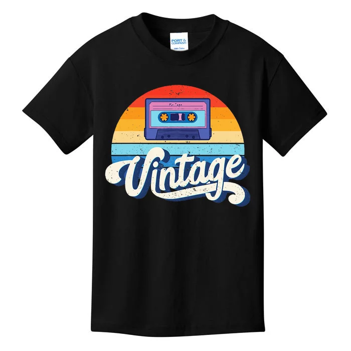 Cassette Mixtape 80s Music Retro Mixed Tape Kids T-Shirt