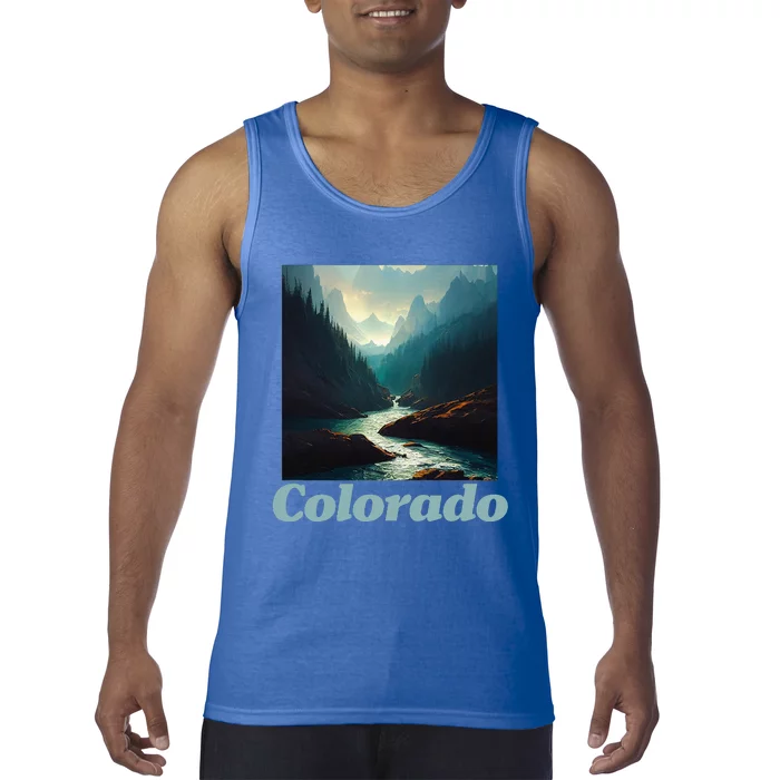 Colorado Mountain And Nature Tank Top