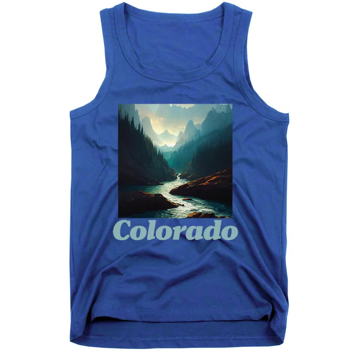 Colorado Mountain And Nature Tank Top