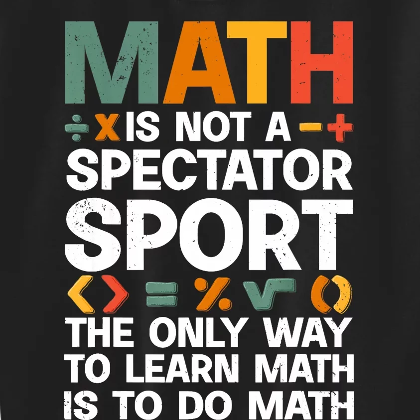 Cool Math Art For Wo Mathematics Number Math Lovers Kids Sweatshirt