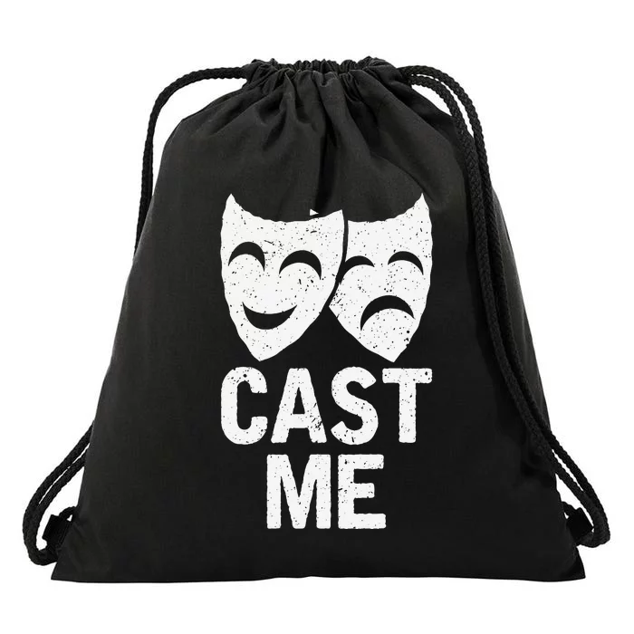 Cast Me Actor Actress Musicals Theater Broadway Novelty Drawstring Bag