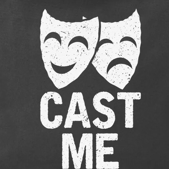 Cast Me Actor Actress Musicals Theater Broadway Novelty Zip Tote Bag