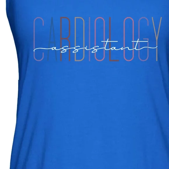 Cardiology Medical Assistant Cardiology Nurse Practitioner Funny Gift Ladies Essential Flowy Tank