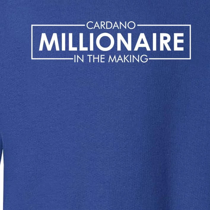 Cardano Millionaire Ada Token Bullrun Blockchain Coin Cute Gift Toddler Sweatshirt