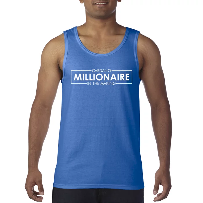 Cardano Millionaire Ada Token Bullrun Blockchain Coin Cute Gift Tank Top