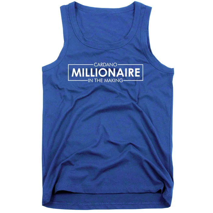 Cardano Millionaire Ada Token Bullrun Blockchain Coin Cute Gift Tank Top