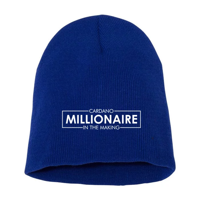 Cardano Millionaire Ada Token Bullrun Blockchain Coin Cute Gift Short Acrylic Beanie